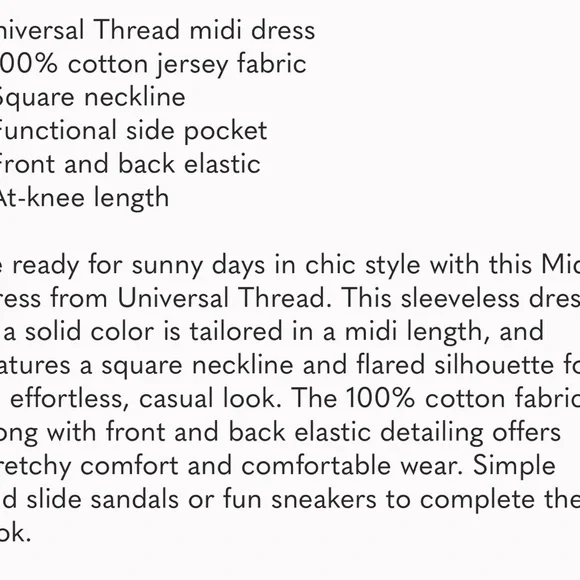 Universal Thread Purple Women's Midi Dress - Size:XL - Picture 3 of 3